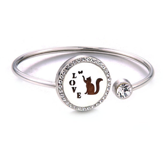 Aromatherapy Women's Fashion Bracelet with Essential Oil Aroma