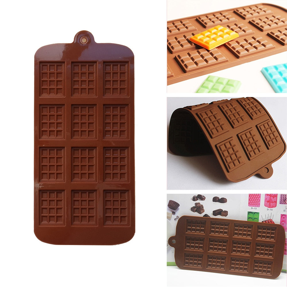 Silicone Mini Block Bar Mould for Chocolate Making and Baking