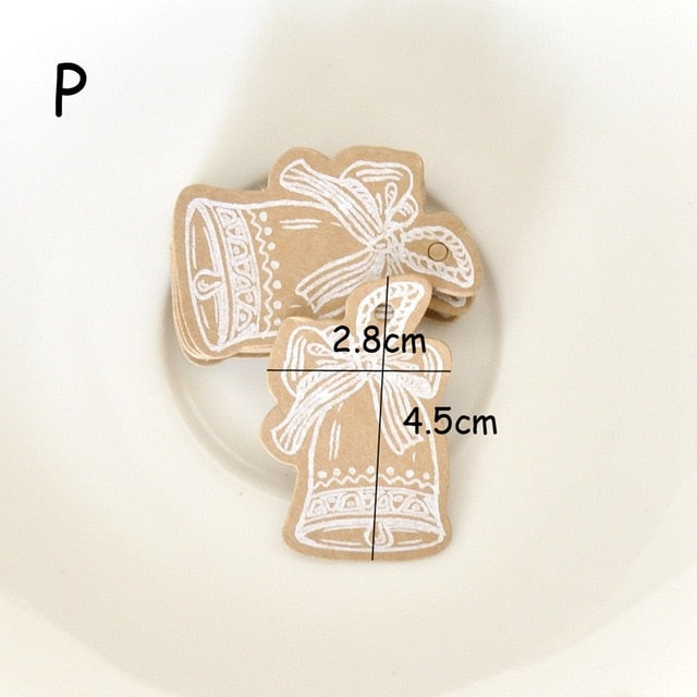 Kraft Paper Gift Tag Labels & Ties