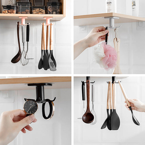 360 Degree Self-Adhesive Rotating Kitchen Hook