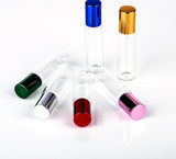 Clear Glass Essential Oil or Perfume Roller Bottles